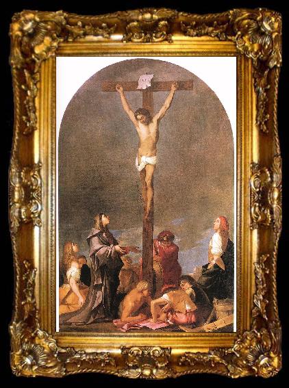 framed  CARPIONI, Giulio Crucifixion fdg, ta009-2